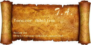 Tenczer Adelina névjegykártya
